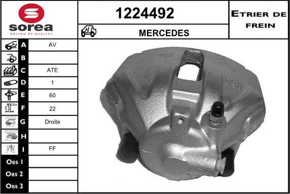 SNRA 1224492 - Pinza freno autozon.pro