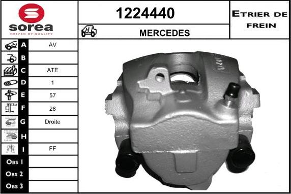 SNRA 1224440 - Pinza freno autozon.pro