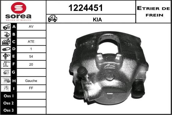 SNRA 1224451 - Pinza freno autozon.pro