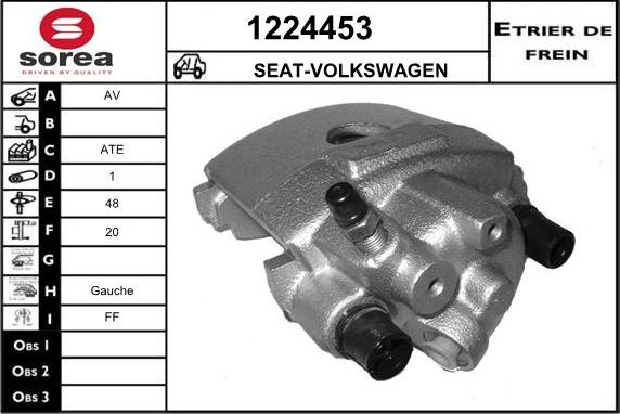 SNRA 1224453 - Pinza freno autozon.pro