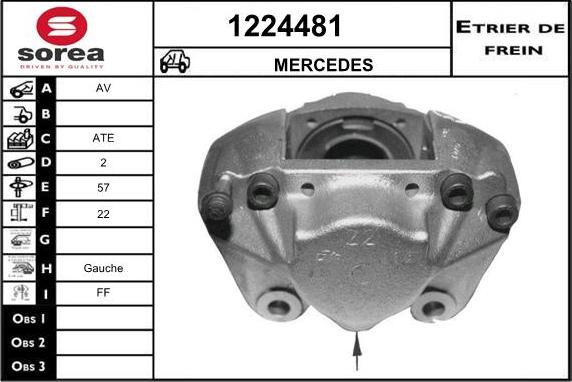 SNRA 1224481 - Pinza freno autozon.pro