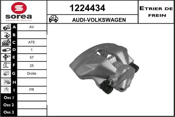 SNRA 1224434 - Pinza freno autozon.pro