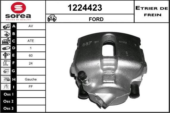 SNRA 1224423 - Pinza freno autozon.pro