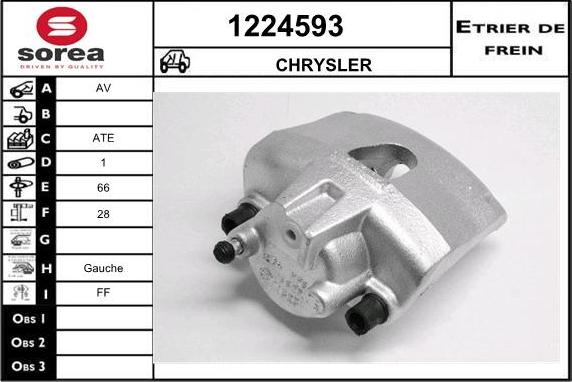 SNRA 1224593 - Pinza freno autozon.pro