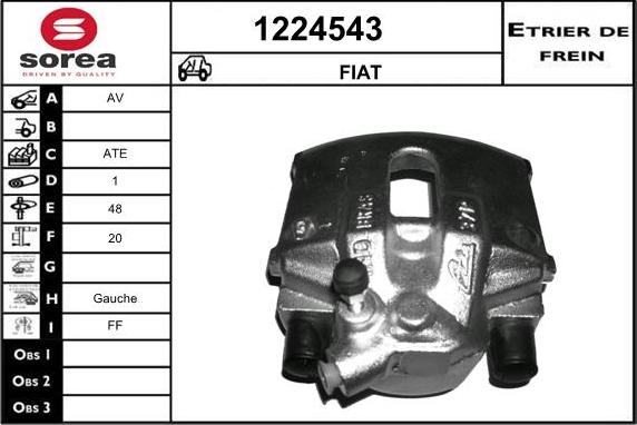 SNRA 1224543 - Pinza freno autozon.pro