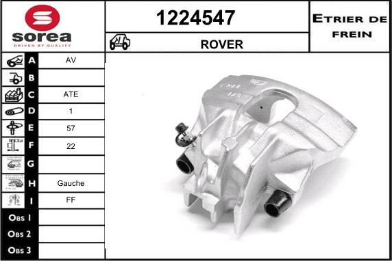 SNRA 1224547 - Pinza freno autozon.pro