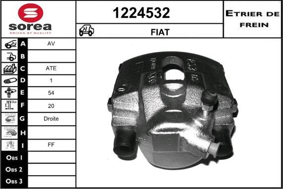 SNRA 1224532 - Pinza freno autozon.pro