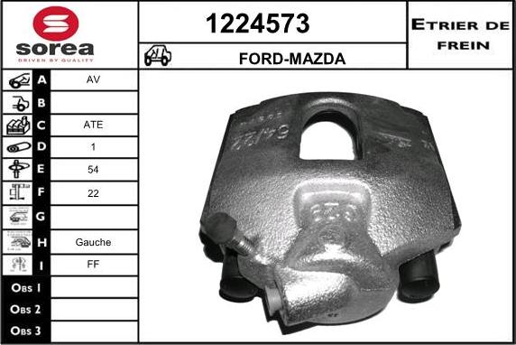 SNRA 1224573 - Pinza freno autozon.pro