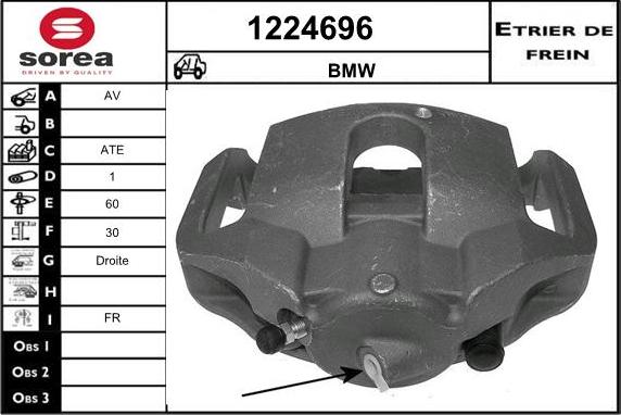 SNRA 1224696 - Pinza freno autozon.pro