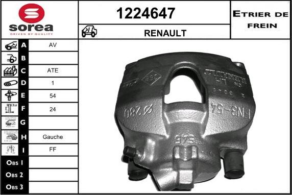 SNRA 1224647 - Pinza freno autozon.pro