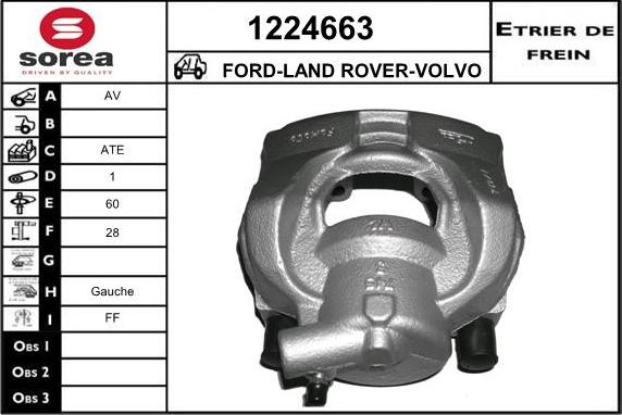 SNRA 1224663 - Pinza freno autozon.pro