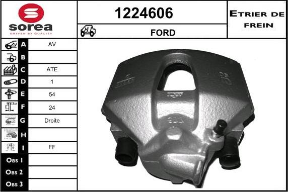 SNRA 1224606 - Pinza freno autozon.pro