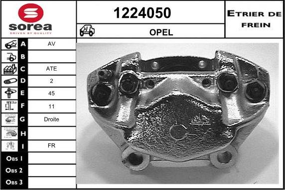 SNRA 1224050 - Pinza freno autozon.pro