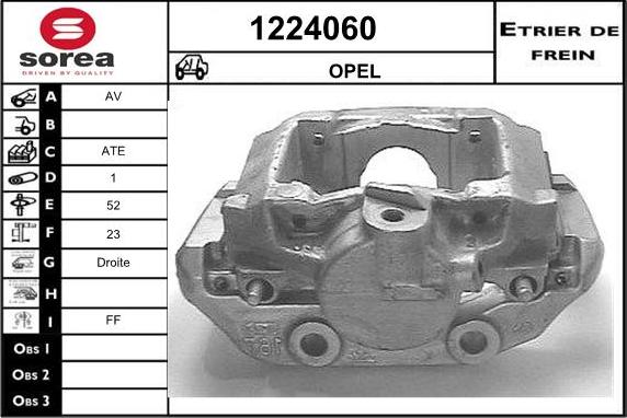 SNRA 1224060 - Pinza freno autozon.pro