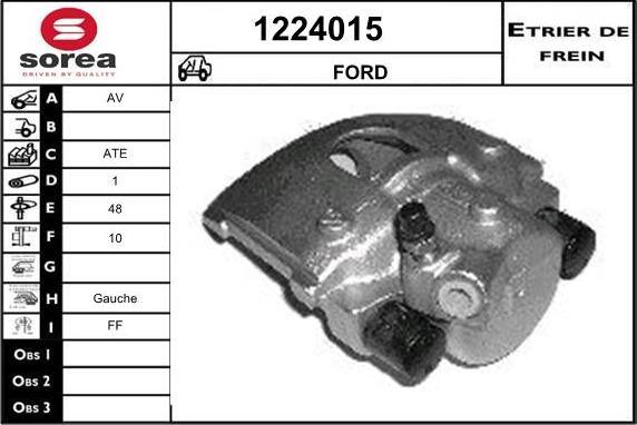 SNRA 1224015 - Pinza freno autozon.pro