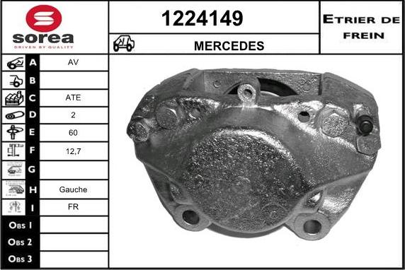 SNRA 1224149 - Pinza freno autozon.pro