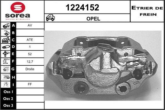 SNRA 1224152 - Pinza freno autozon.pro