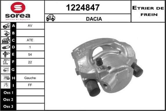 SNRA 1224847 - Pinza freno autozon.pro