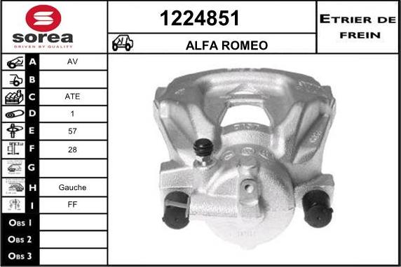 SNRA 1224851 - Pinza freno autozon.pro