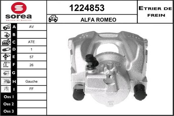 SNRA 1224853 - Pinza freno autozon.pro