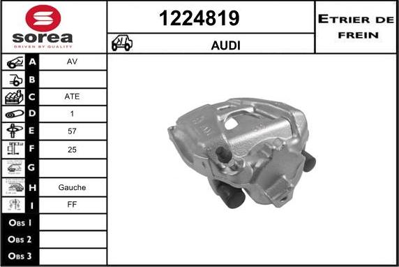 SNRA 1224819 - Pinza freno autozon.pro