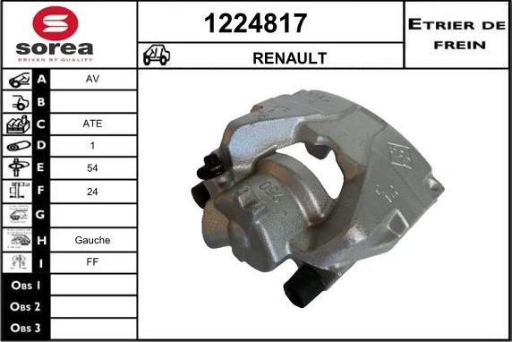 SNRA 1224817 - Pinza freno autozon.pro