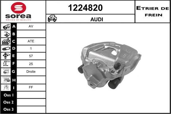 SNRA 1224820 - Pinza freno autozon.pro