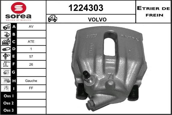 SNRA 1224303 - Pinza freno autozon.pro