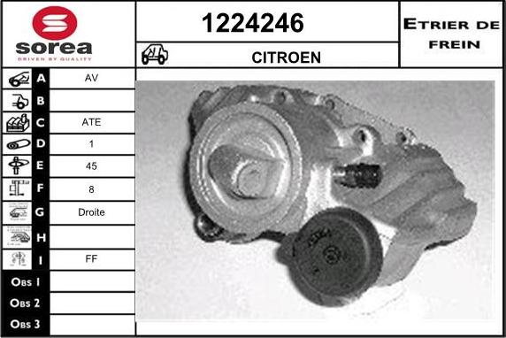 SNRA 1224246 - Pinza freno autozon.pro