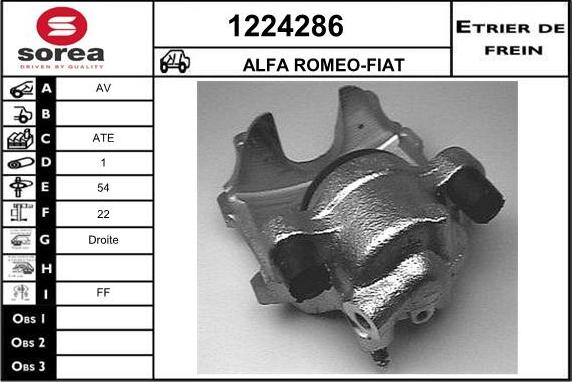 SNRA 1224286 - Pinza freno autozon.pro