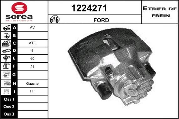 SNRA 1224271 - Pinza freno autozon.pro