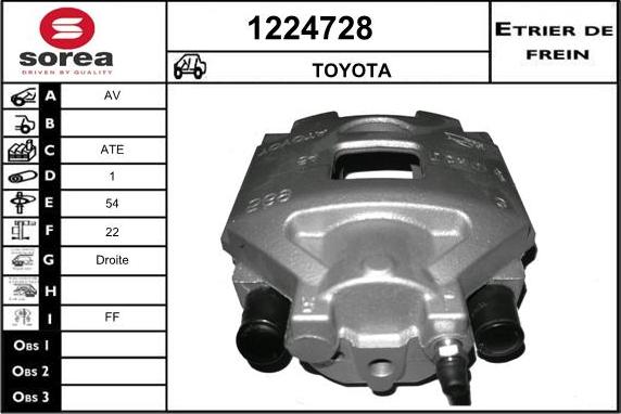 SNRA 1224728 - Pinza freno autozon.pro