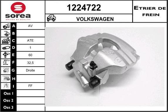 SNRA 1224722 - Pinza freno autozon.pro