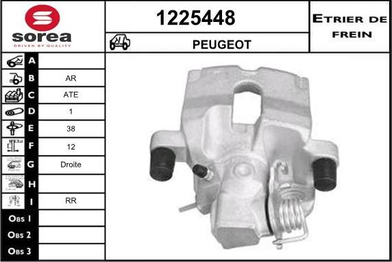 SNRA 1225448 - Pinza freno autozon.pro