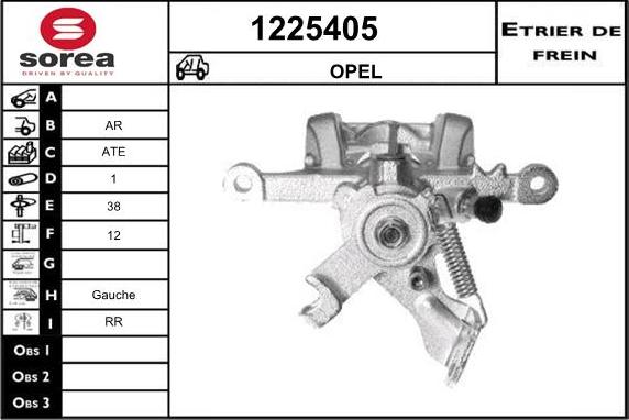 SNRA 1225405 - Pinza freno autozon.pro