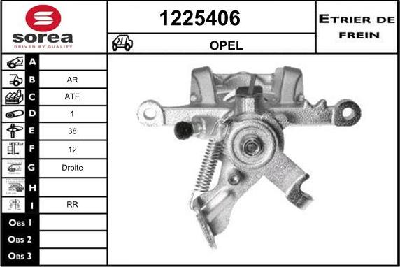 SNRA 1225406 - Pinza freno autozon.pro