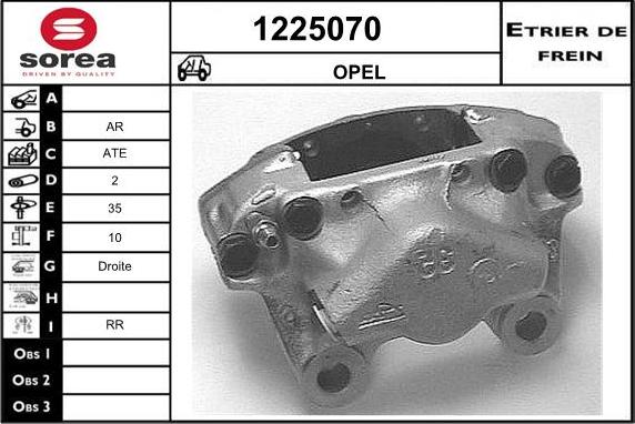 SNRA 1225070 - Pinza freno autozon.pro