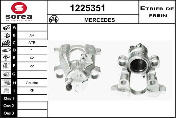 SNRA 1225351 - Pinza freno autozon.pro