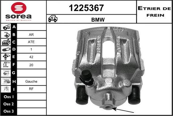 SNRA 1225367 - Pinza freno autozon.pro