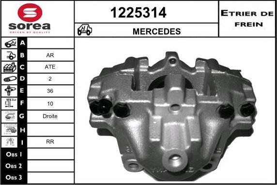 SNRA 1225314 - Pinza freno autozon.pro