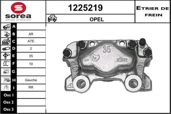 SNRA 1225219 - Pinza freno autozon.pro