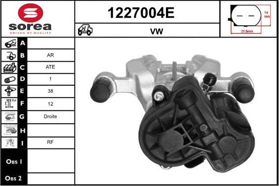 SNRA 1227004E - Pinza freno autozon.pro