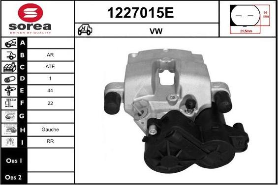 SNRA 1227015E - Pinza freno autozon.pro