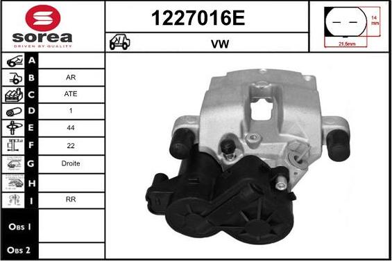 SNRA 1227016E - Pinza freno autozon.pro