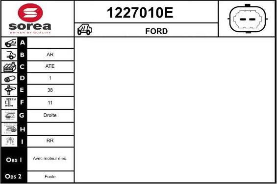 SNRA 1227010E - Pinza freno autozon.pro