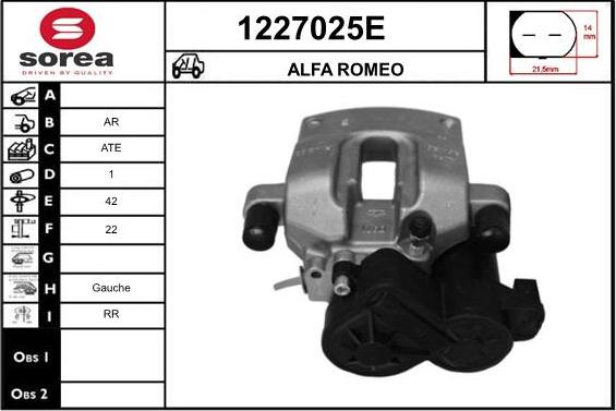 SNRA 1227025E - Pinza freno autozon.pro