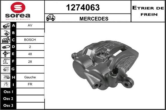 SNRA 1274063 - Pinza freno autozon.pro