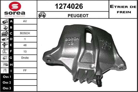 SNRA 1274026 - Pinza freno autozon.pro