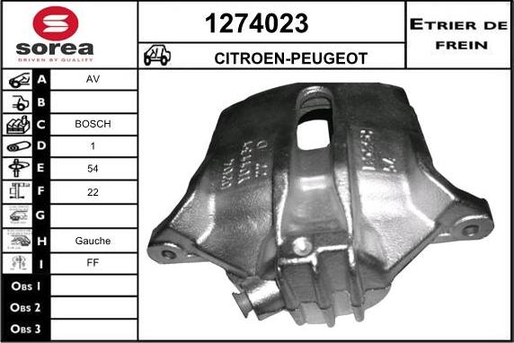 SNRA 1274023 - Pinza freno autozon.pro