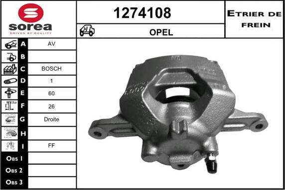 SNRA 1274108 - Pinza freno autozon.pro